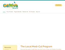 Tablet Screenshot of calvivahealth.org